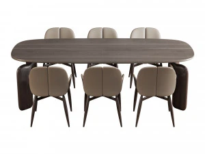 Conjunto de jantar de polpa Roche bobois 1 Modelo 3D