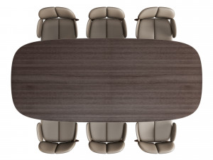 Roche bobois pulp dining set 1 3D Model