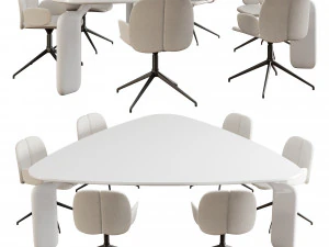 Roche Bobois Pulp Esszimmerset 2 3D Modell