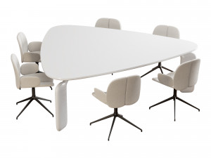 Roche bobois pulp dining set 2 3D मॉडल