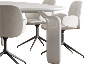 Roche bobois pulp dining set 2 3D मॉडल