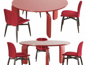 Roche bobois pulp dining set 3 3D Model