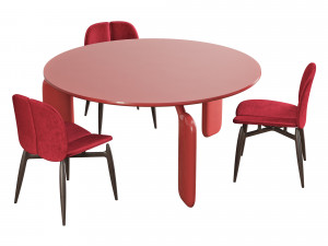 Roche bobois pulp dining set 3 3Dモデル
