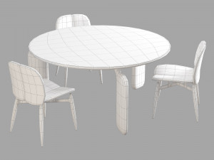 Roche bobois pulp dining set 3 3Dモデル