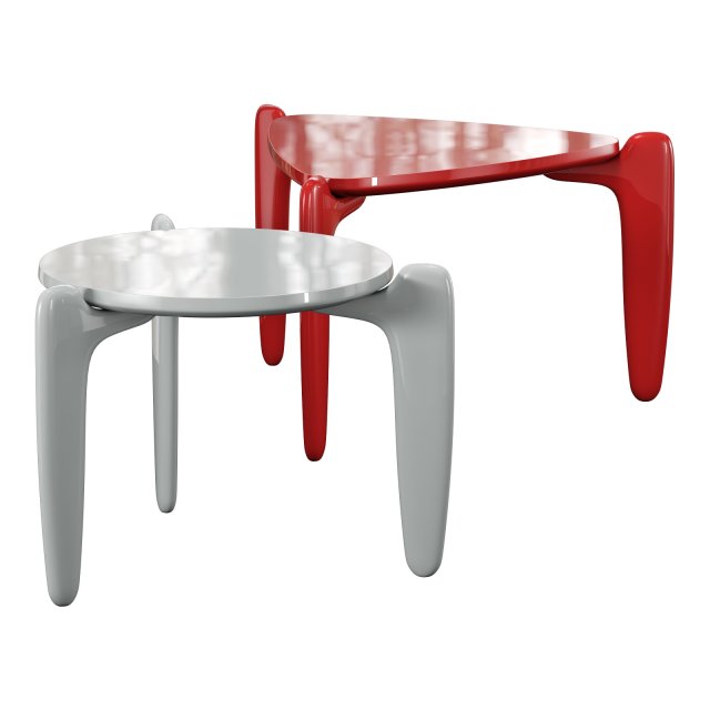 Roche bobois pulp end table Model 3D .c4d .max .obj .3ds .fbx .stl .blend 