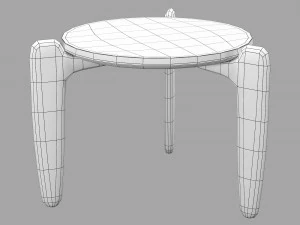 Roche bobois pulp end table 3D Model