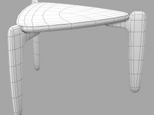 Roche bobois pulp end table Model 3D