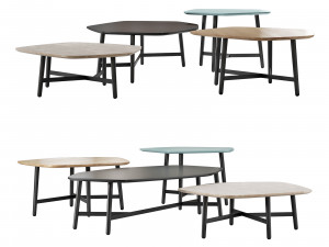 Roche bobois quintet cocktail table 3D Model
