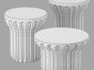 Roche bobois radian occasional table 3D Модель