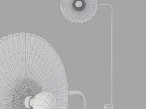Roche bobois rays floor light 3D Model