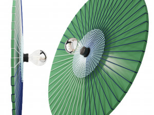 Roche bobois rays wall light 3D 模型