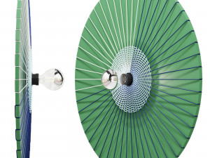Roche bobois rays wall light 3D 模型