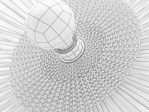 Roche bobois rays wall light 3D 模型