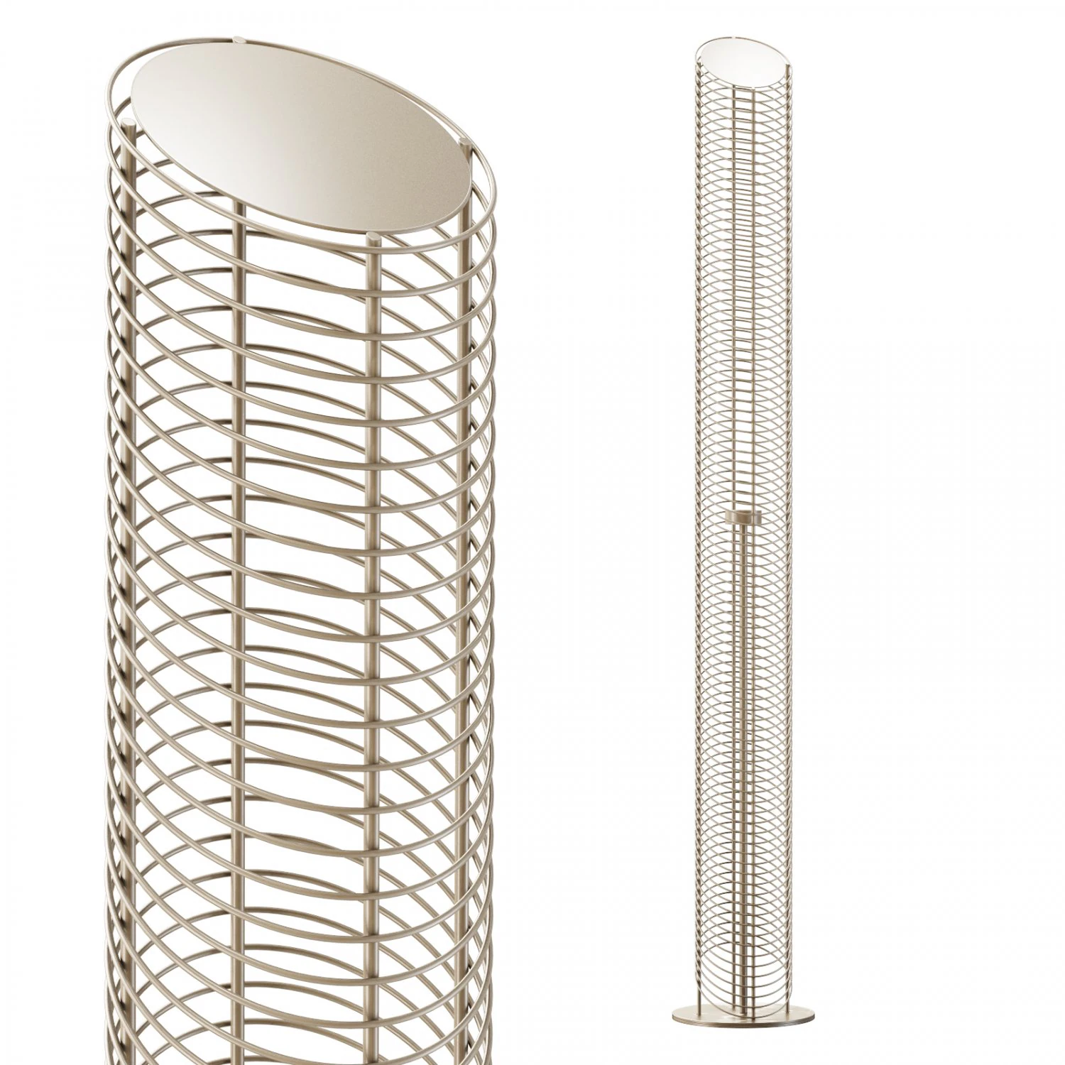 Roche bobois ring floor lamp 3D Model .c4d .max .obj .3ds .fbx .stl .blend 