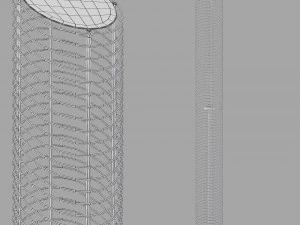 Roche bobois ring floor lamp 3D Model