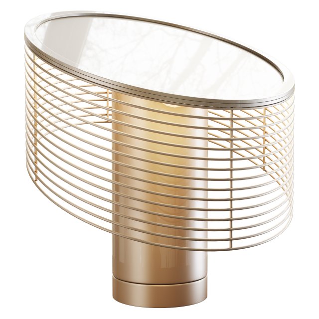 Roche bobois ring table lamp 3D 모델 .c4d .max .obj .3ds .fbx .stl .blend 