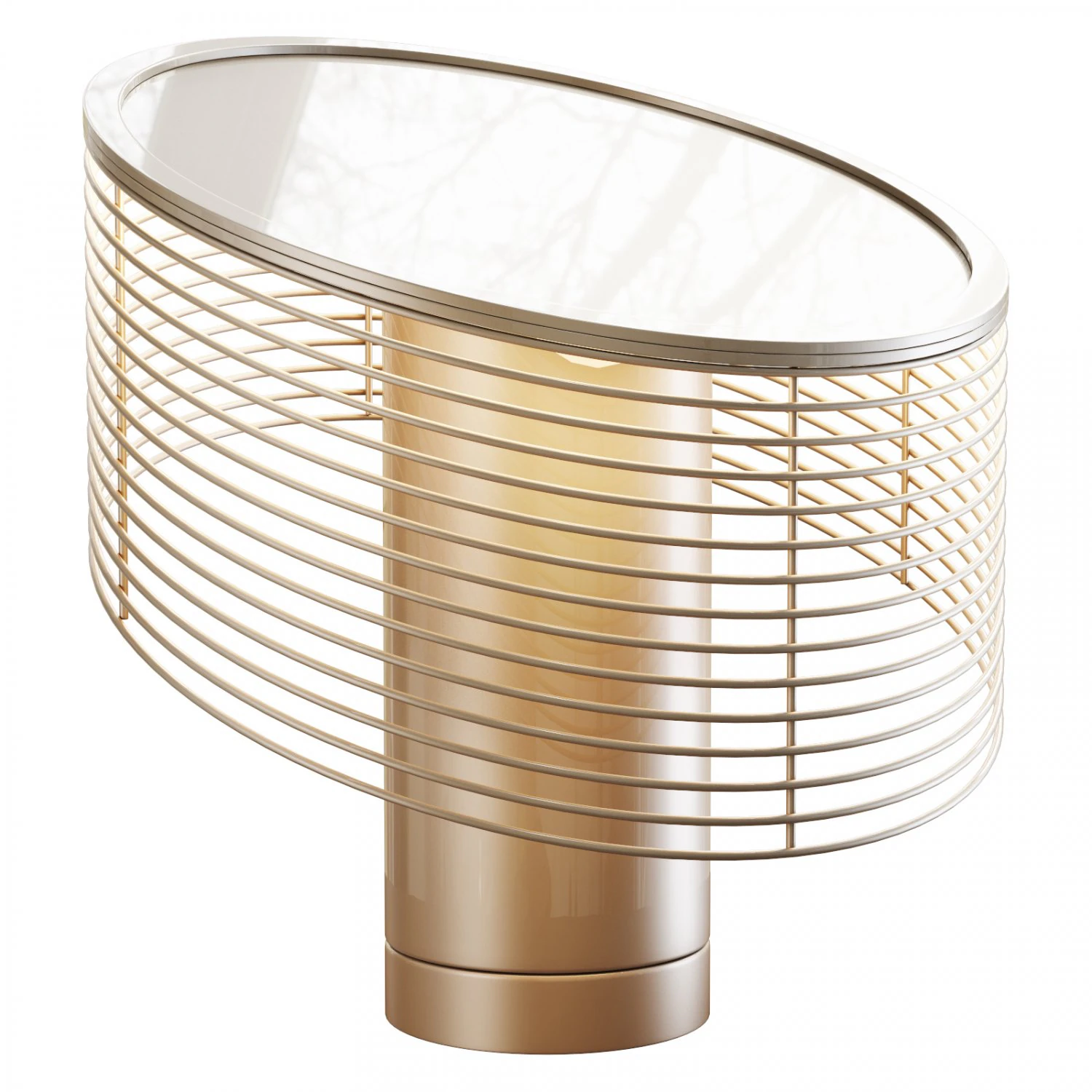 Roche bobois ring table lamp 3D Model .c4d .max .obj .3ds .fbx .stl .blend