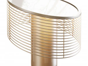 Roche bobois halkalı masa lambası 3D Model