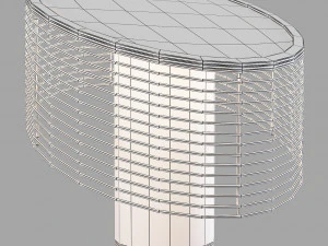 Roche bobois ring table lamp 3D Model
