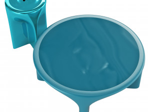 Roche bobois rocket cocktail table 3D Model