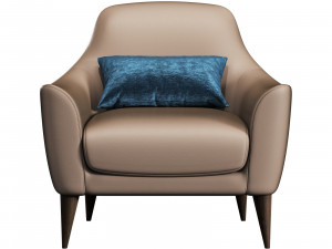 Roche bobois rondo armchair 3D Model