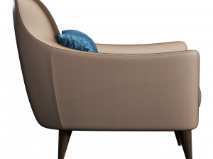Roche bobois rondo armchair 3D Model