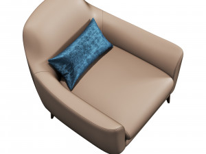 Roche bobois rondo armchair 3D Model