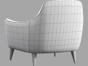 Roche bobois rondo armchair 3D Model
