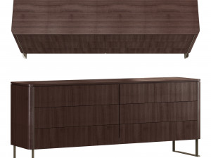 Roche bobois rondo chests set 1 Modello 3D