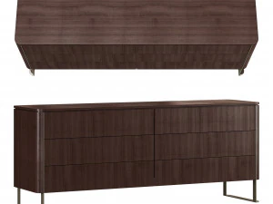 Roche bobois rondo chests set 1 3D Model