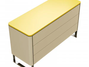 Roche bobois rondo chests set 1 3D Model