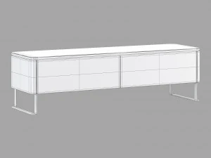 Roche bobois rondo sideboards set 1 3D Model