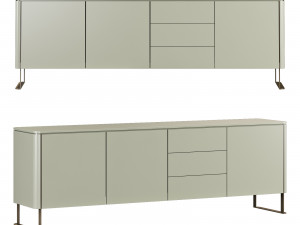 Roche bobois rondo sideboards set 2 3D मॉडल