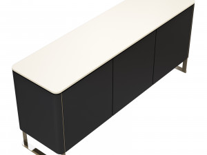Roche bobois rondo sideboards set 2 3D मॉडल