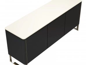 Roche bobois rondo sideboards set 2 3D Model