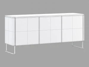 Roche bobois rondo sideboards set 2 3D Model