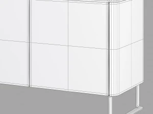Roche bobois rondo sideboards set 2 3D Model