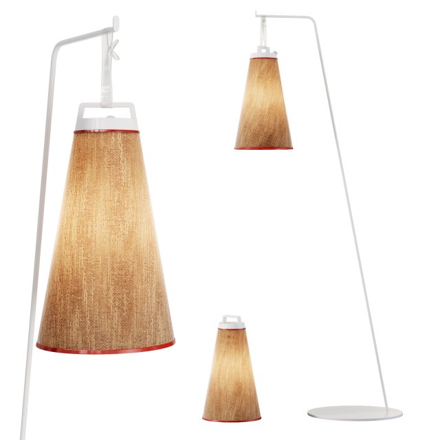 Roche bobois sasha floor lamp 3D Модель .c4d .max .obj .3ds .fbx .stl .blend 