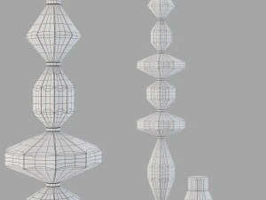 Roche bobois serena floor lamp 3D Model