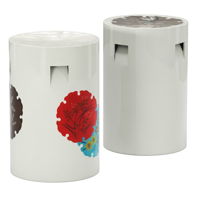 Roche bobois shiro hanawa occasional table Modèle 3D .c4d .max .obj .3ds .fbx .stl .blend