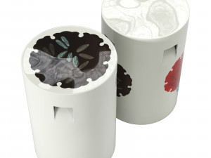 Roche bobois shiro hanawa occasional table Modèle 3D