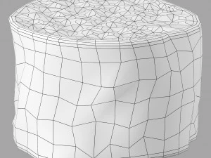 Roche bobois silver tree cocktail table 3D Model