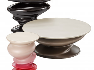 Roche bobois sismic cocktail table Modello 3D