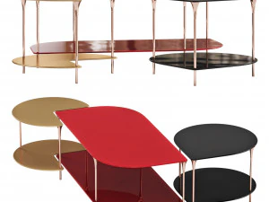 Roche bobois kleine xl cocktailtafel 3D Model