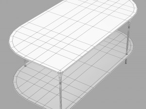 Roche bobois small xl cocktail table 3D 모델