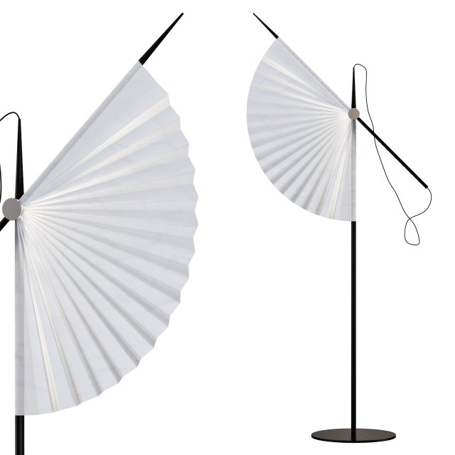 Roche bobois sukato floor lamp 3D Model .c4d .max .obj .3ds .fbx .stl .blend 