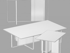 Roche bobois trame cocktail table 3D मॉडल