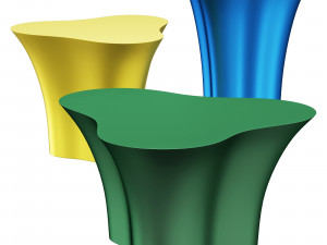Roche bobois triolet cocktail table Modèle 3D
