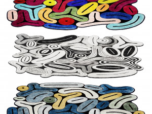Roche bobois tutti frutti rug 3D Model