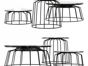 Roche bobois vogue cocktail table Modelo 3D